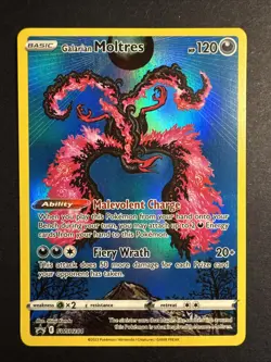Galarian Moltres SWSH284 Sword & Shield Black Star Promo Pokemon TCG Card - Image 1
