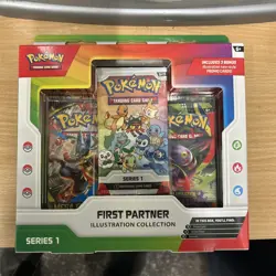 Pokemon First Partner Illustration Collection Series 1 - BRAND NEW SEALED - Image 1