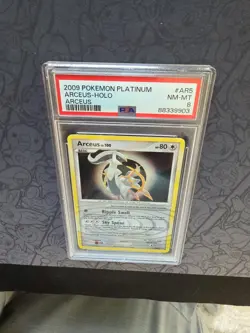 Pokemon: Arceus #AR5 Arceus Platinum 2009 Holo Rare Vintage - PSA 8 - Image 4