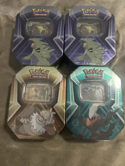 Pokemon TCG Lot of Characters Mini (4) Tins Factory Sealed Trusted Seller🔥 - Image 1