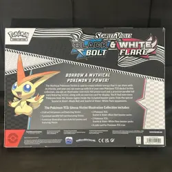 Pokemon TCG Black Bolt & White Flare Victini Illustration Collection Box NEW - Image 2