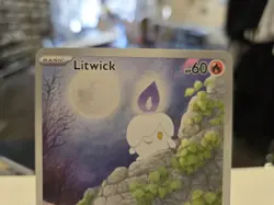 Pokemon TCG - S&V - White Flare - Litwick 101/086 - Illustration Rare - NM - Image 4