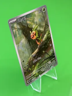 Pokemon Chespin Mega Evolution Chaos Rising Illustration Rare 087/086 NM!!! - Image 2