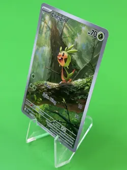 Pokemon Chespin Mega Evolution Chaos Rising Illustration Rare 087/086 NM!!! - Image 3