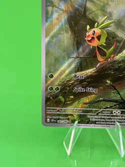 Pokemon Chespin Mega Evolution Chaos Rising Illustration Rare 087/086 NM!!! - Image 5