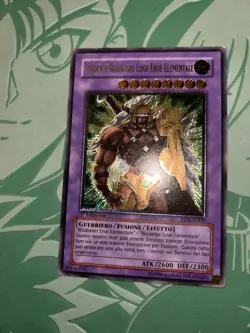 Yu-Gi-Oh Elemental Hero Wildedge 1st Edition EEN-IT035 Ultimate Rare LP Italian - Image 1