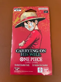 One Piece OP-13 CARRYING ON HIS WILL Sleeved Booster Pack - Heavy - 38.0 g 🔥🔥 - Image 2