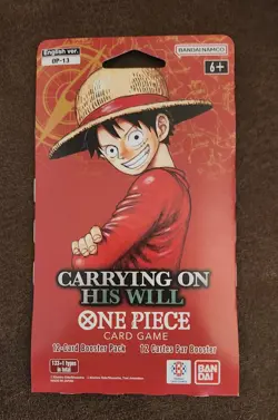 One Piece OP-13 CARRYING ON HIS WILL Sleeved Booster Pack - Heavy - 37.95 🔥 - Image 2