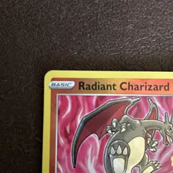 Pokemon TCG Radiant Charizard Holo Card Pokemon Go, 011/078, Near Mint Condition - Image 5
