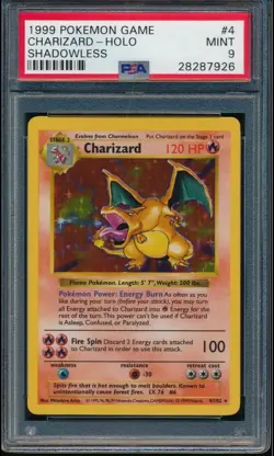 1999 Pokemon TCG Charizard Base Set Holo Rare Card 4/102 Chaser *READ DESCRIPT* - Image 1