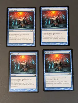 MTG Card - 4x Mana Leak - Magic Core Set 2011 - LP - Magic The Gathering - #62 - Image 4