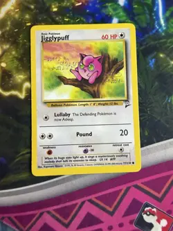 Jigglypuff 77/130 Base Set 2 Common Pokemon Card - Image 3