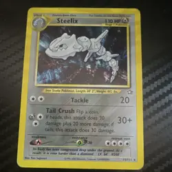 Pokemon Steelix Neo Genesis Holo Rare 15/111 110 HP Unlimited English Card - Image 1