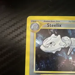 Pokemon Steelix Neo Genesis Holo Rare 15/111 110 HP Unlimited English Card - Image 2
