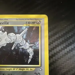 Pokemon Steelix Neo Genesis Holo Rare 15/111 110 HP Unlimited English Card - Image 3