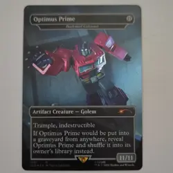 Wizards of the Coast Optimus Prime Secret Lair Mythic 1081 2022 Alt Art 11/11 - Image 1