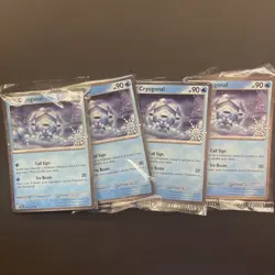 Cryogonal 047/191 - Pokemon TCG Holiday Calendar 2025 Festive Stamp Promo Card - Image 1