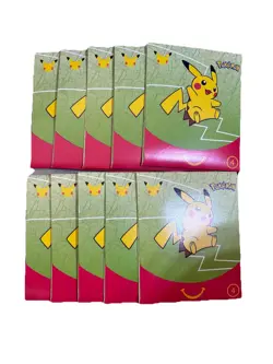 McDonald’s Pokemon TCG 2021 25th Anniversary Happy Meal Bundle of 10 - Sealed - Image 1