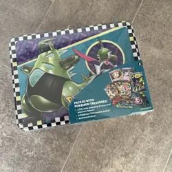 POKEMON TCG SCARLET & VIOLET COLLECTOR CHEST LUNCH BOX TIN 2024 *FACTORY SEALED* - Image 1