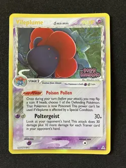 Pokemon TCG Vileplume EX Holon Phantoms 17 Reverse Holo Holo Rare - Image 1