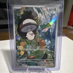 Pokemon TCG Foongus Sv: Black Bolt Illustration Rare Holo 50 HP 095/086 EN 2025 - Image 1