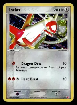 Latias 4/10 EX Trainer Kit Latias Holo Pokemon NM - Image 1