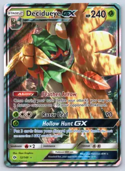 Decidueye GX 12/149 SM Base Set Holo Pokemon NM - Image 1