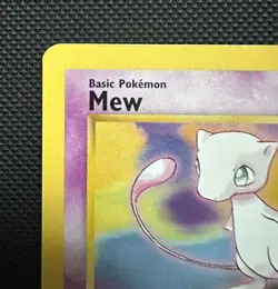 Pokemon Mew Black Star Promo 8 WOTC Vintage 1999/2000 Light Play - Image 3