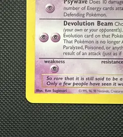 Pokemon Mew Black Star Promo 8 WOTC Vintage 1999/2000 Light Play - Image 5
