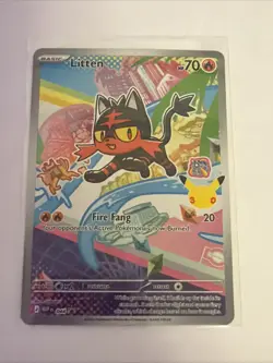 Litten 044 - Holo P ME: Mega Evolution Promo Pokemon NM - Image 1