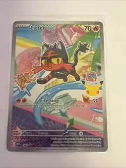 Litten 044 - Holo P ME: Mega Evolution Promo Pokemon NM - Image 2