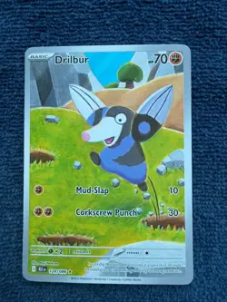 Drilbur 124/086 Pokemon Black Bolt NM PACK FRESH! - Image 1