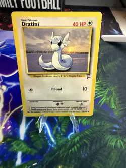 Pokemon TCG Dratini Base Set 2 38/130 Regular Unlimited Uncommon - Image 1