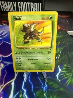 Pinsir 29/130 Pokemon TCG Base Set 2 Rare Unlimited - Image 1