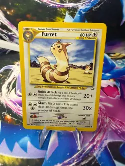 FURRET 35/111 NEO GENESIS Unlimited Uncommon Pokemon - Image 1
