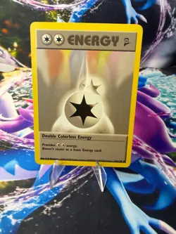 DOUBLE COLORLESS ENERGY 124/130 BASE SET 2 Uncommon Pokemon - Image 1