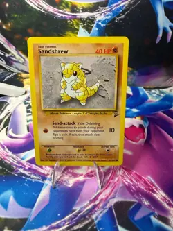 SANDSHREW 91/130 BASE SET 2 Common Pokemon - Image 1