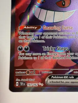 Pokemon TCG Gengar ex 193/162 SV05 Temporal Forces Ultra Rare FA Holo - Image 5
