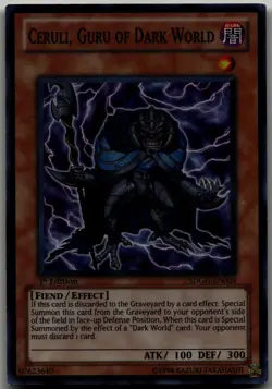 Ceruli, Guru of Dark World Super Rare Structure Deck: Gates of the Underworld SD - Image 1