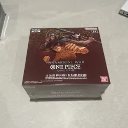 1st Print Sealed One Piece OP-02 Paramount War Booster Box English 1st Edition - Image 1