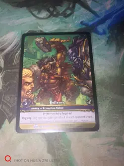 WORLD OF WARCRAFT WOWTCG EA defiance Blizzard "BLOOD OF GLADIATORS" Promos RARE - Image 1