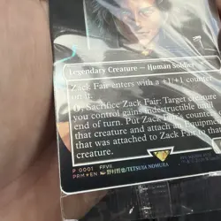 Zack Fair promotional card MTG Magic Gathering, Final Fantasy VII Rebirth promo - Image 4