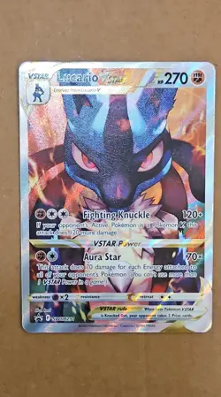 Pokemon Lucario VSTAR SWSH291 SWSH: Sword & Shield Promo Cards Holo NM TCG CCG - Image 1