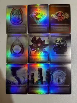 12x S-CHINESE MTG Oath of the Gatewatch (Full Art) Wastes (183) NM/M +GIFT - Image 3