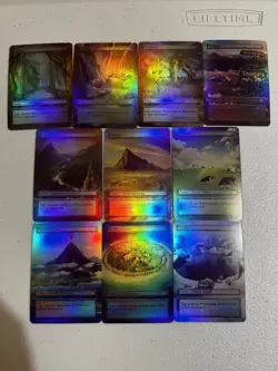 12x S-CHINESE MTG Oath of the Gatewatch (Full Art) Wastes (183) NM/M +GIFT - Image 4