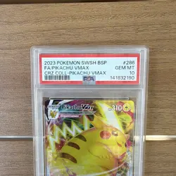 The Pokemon Company Pikachu VMAX SWSH Promo SWSH286 2023 Holo ENG PSA 10 - Image 2