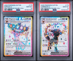 Pokemon Espeon Ex Promo 175 Umbreon Ex Promo 176 Sequential set PSA 10 Prismatic - Image 1