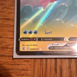 Pokemon TCG Surfing Pikachu V 008/025 Celebrations Ultra Rare Holo English - Image 2
