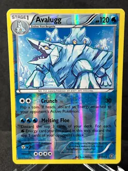 Pokemon Avalugg 37/114 XY Steam Siege Reverse Holo Near Mint - Image 1