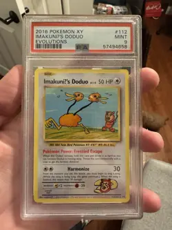 2016 Pokemon XY Evolutions Imakuni's Doduo #112 PSA 9 MINT 🔥 - Image 1